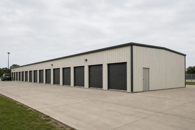 Example configuration of a mini-storage building