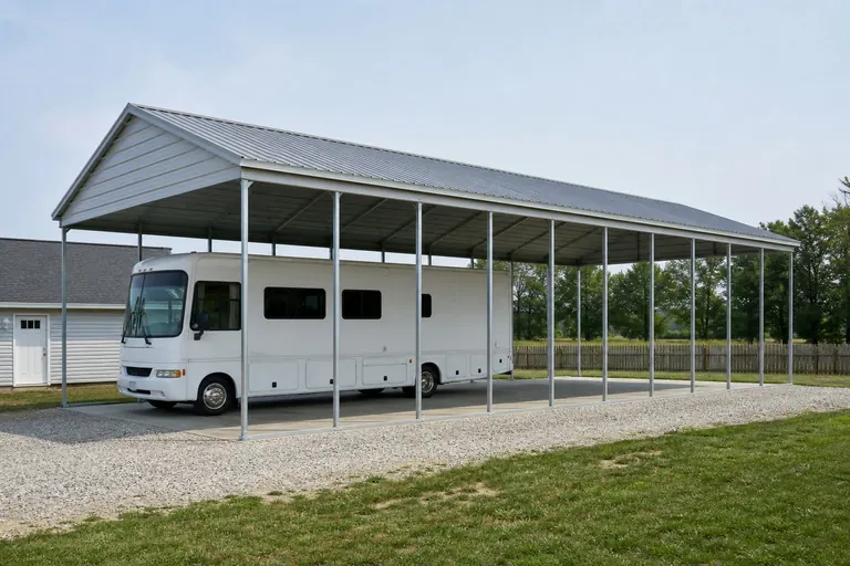 Example configuration of a rv carport