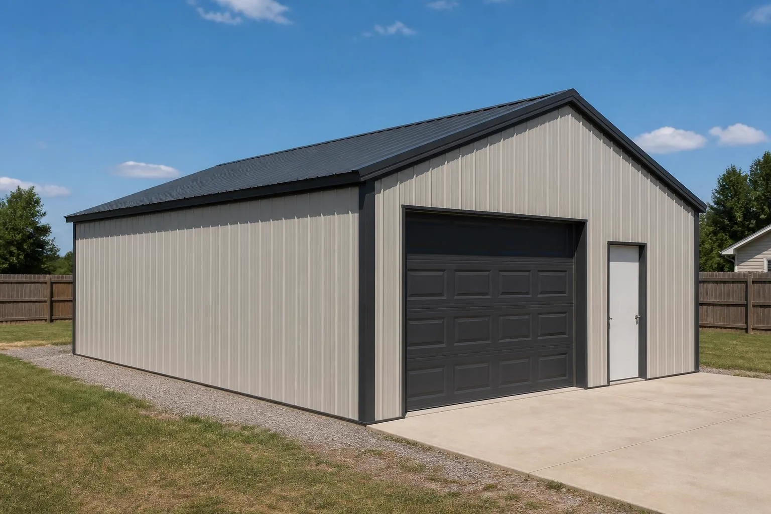 20x30 Metal Building example configuration