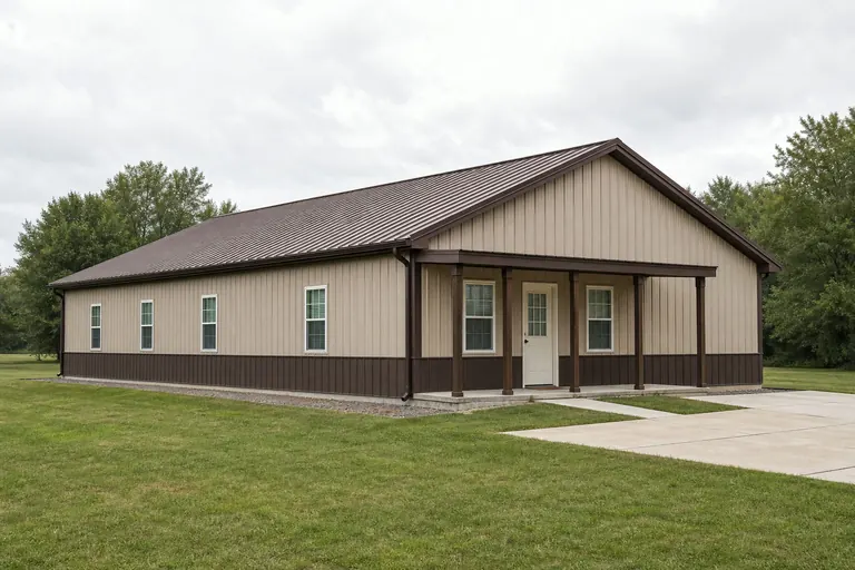 Example configuration of a steel home
